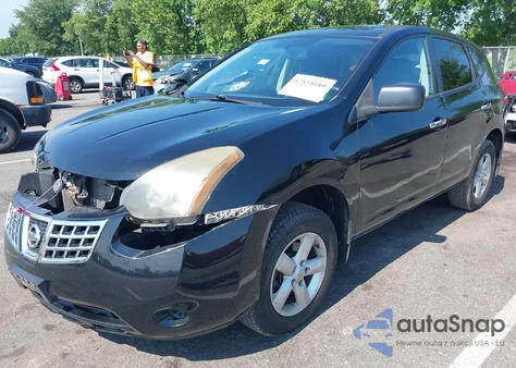 2010 Nissan Rogue S z USA, uszkodzony, nr VIN JN8AS5MV2AW126610